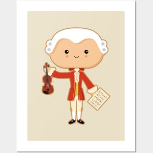 Wolfgang Amadeus Mozart Posters and Art